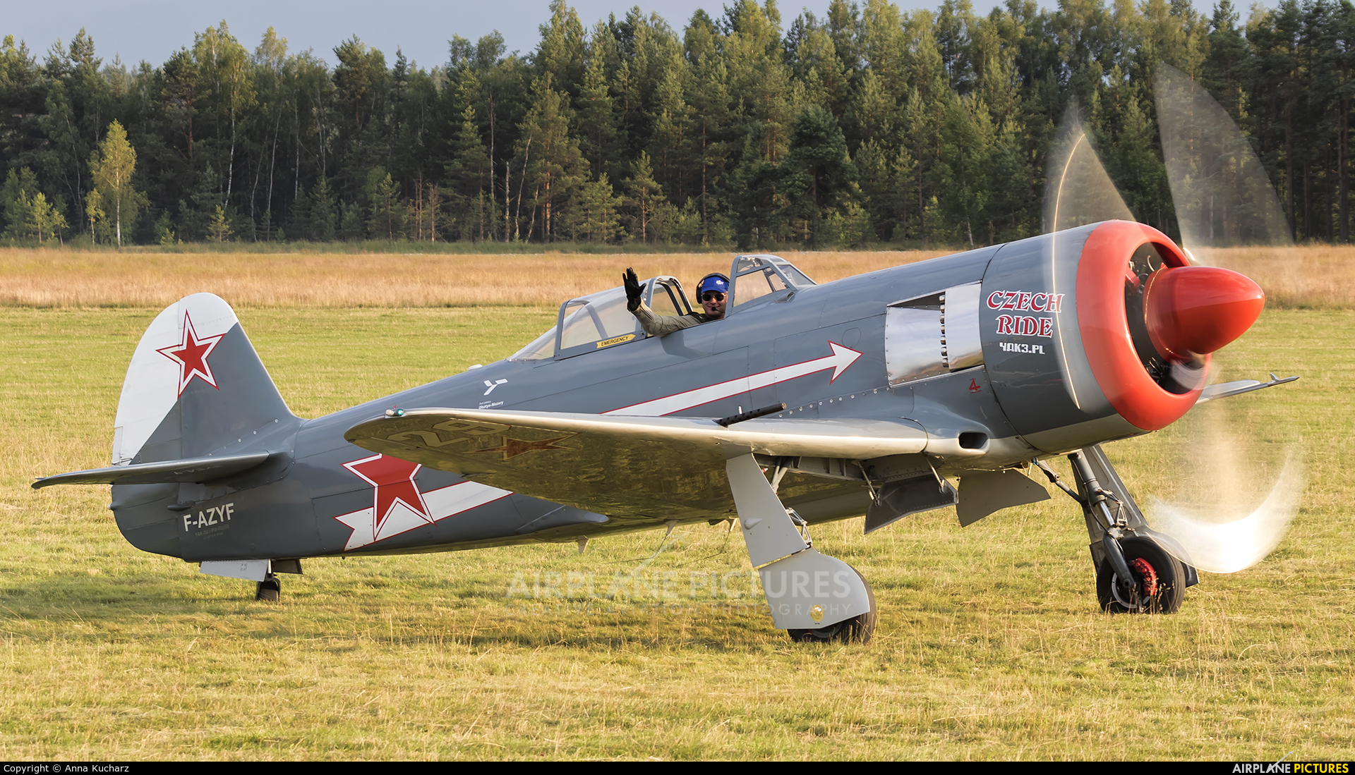 Private F-AZYF aircraft at Nowy Targ