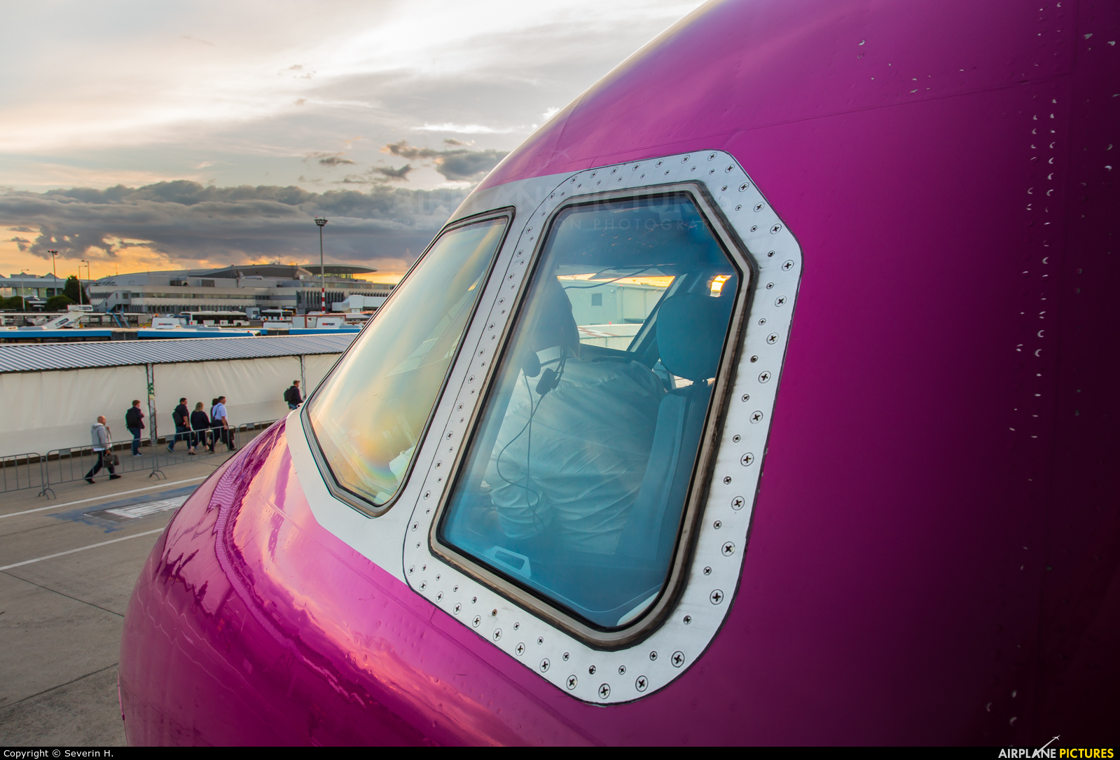 Wizz Air HA-LWZ aircraft at Budapest Ferenc Liszt International Airport