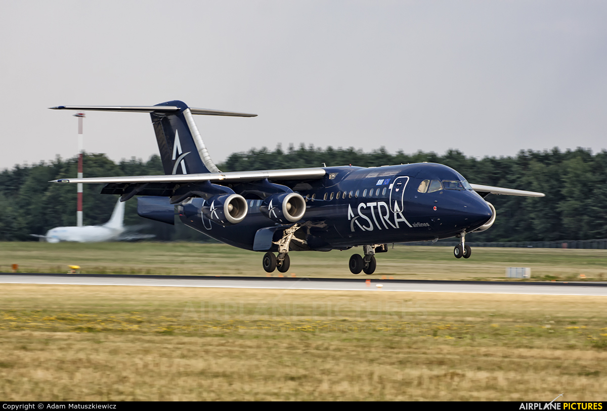 Astra Airlines SX-DIZ aircraft at Katowice - Pyrzowice