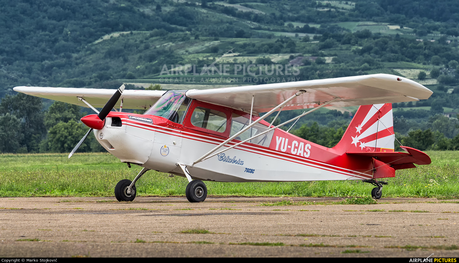 Private YU-CAS aircraft at Trstenik