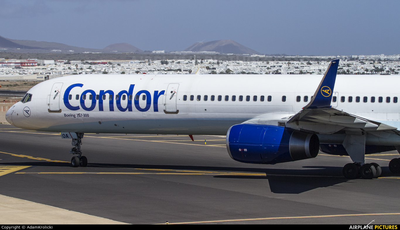 Condor D-ABOA aircraft at Lanzarote - Arrecife