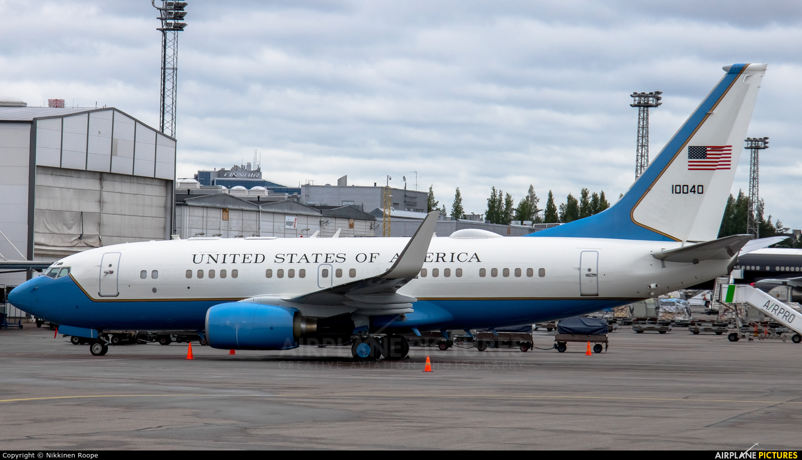 USA - Air Force 01-0040 aircraft at Helsinki - Vantaa