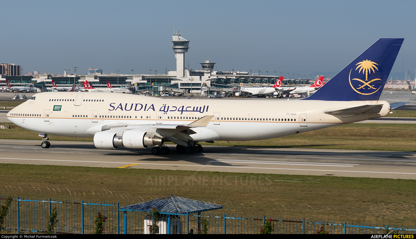 Saudi Arabian Airlines TF-AAD aircraft at Istanbul - Ataturk