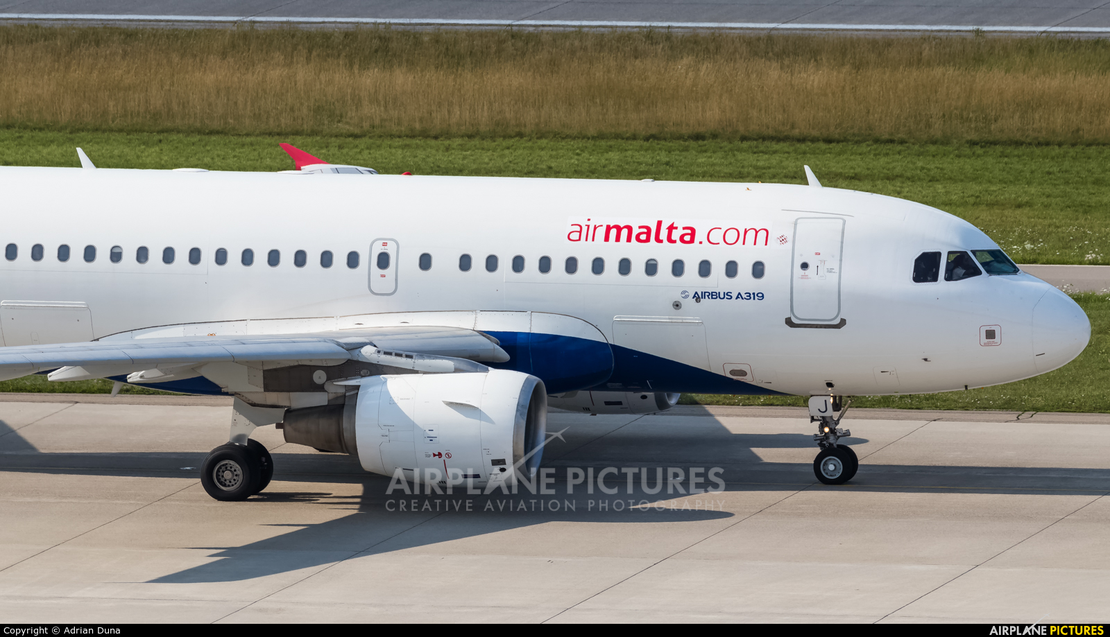 Air Malta 9H-AEJ aircraft at Zurich