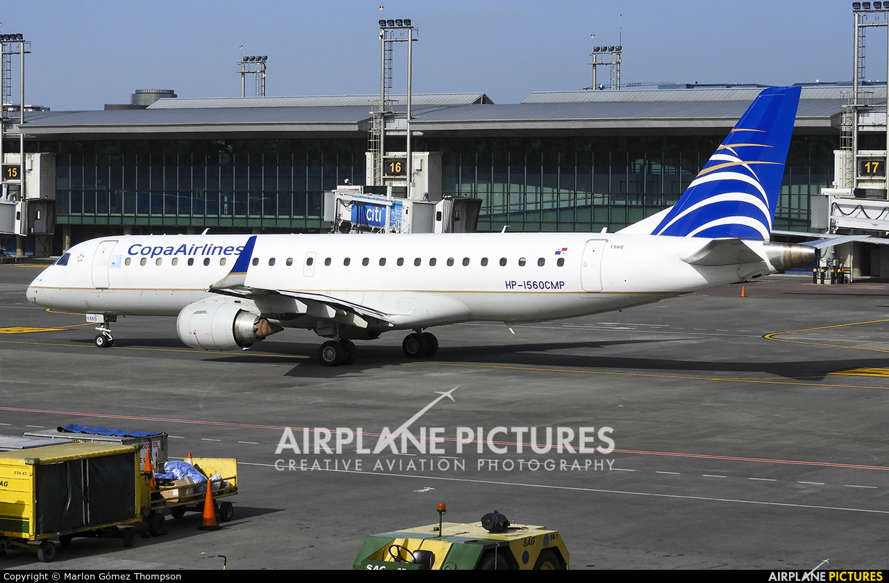 Copa Airlines HP-1560CMP aircraft at Guatemala - La Aurora