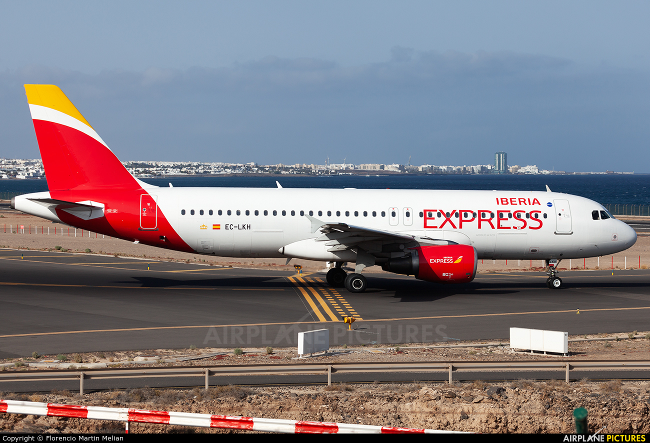 Iberia Express EC-LKH aircraft at Lanzarote - Arrecife