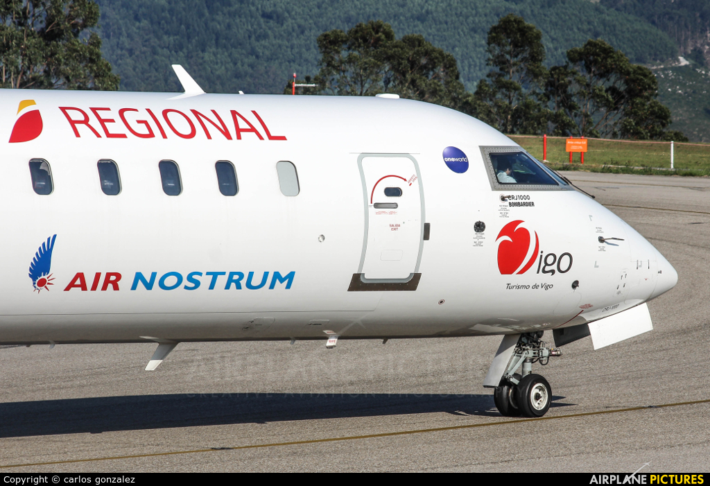 Air Nostrum - Iberia Regional EC-MJO aircraft at Vigo