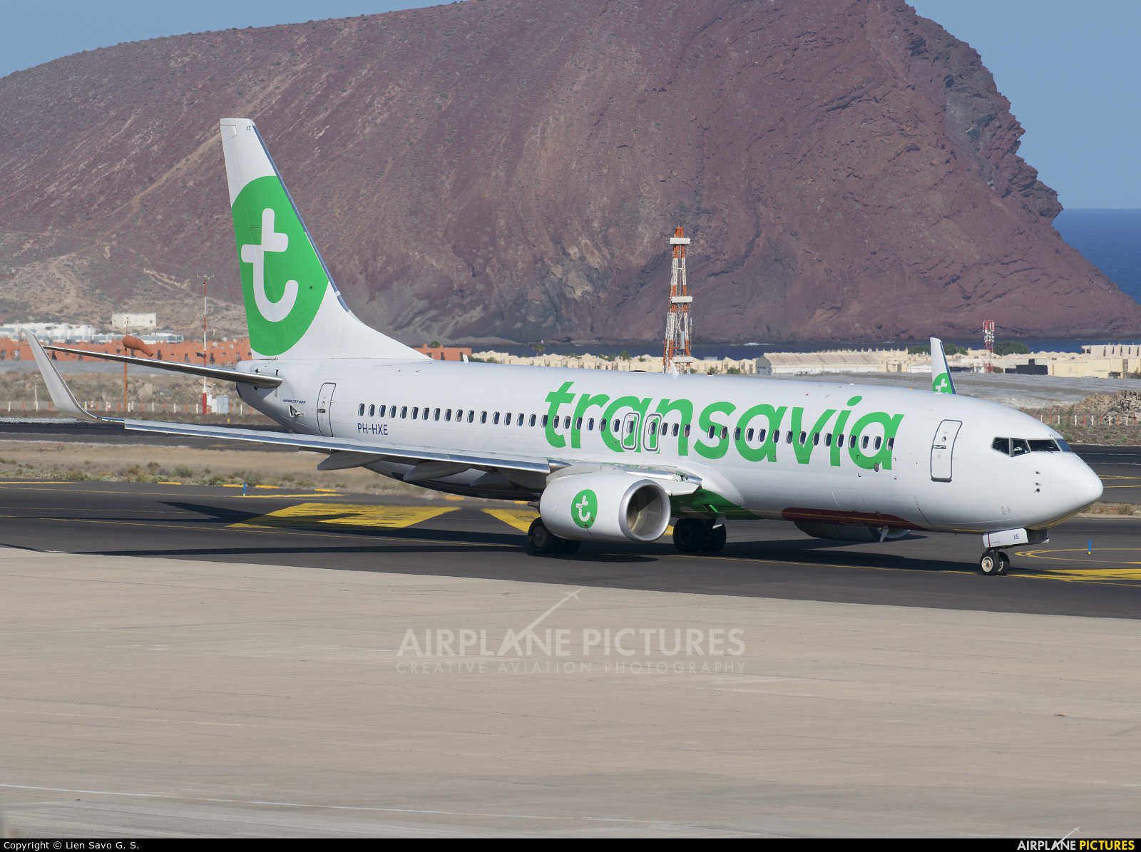 Transavia PH-HXE aircraft at Tenerife Sur - Reina Sofia