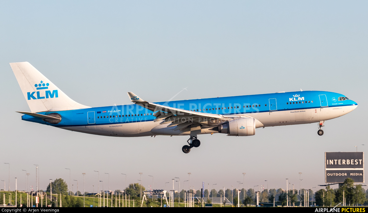 KLM PH-AON aircraft at Amsterdam - Schiphol