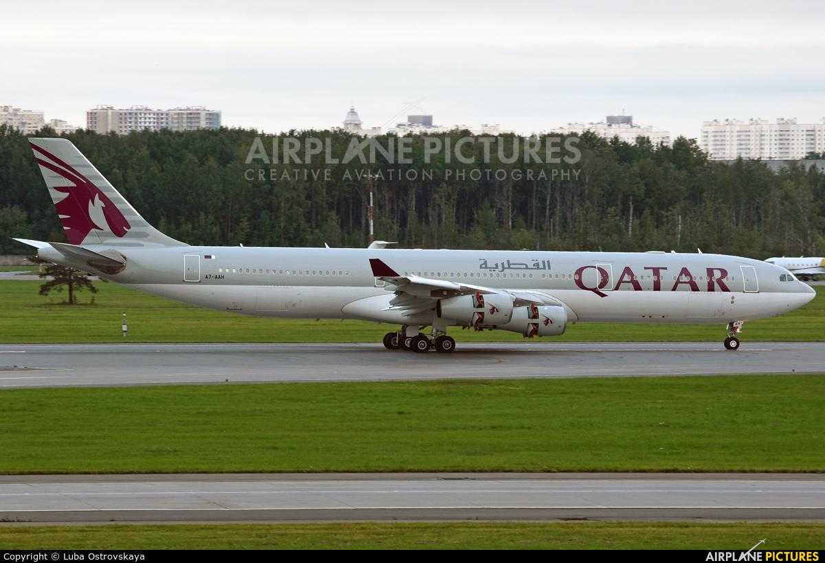 Qatar Amiri Flight A7-AAH aircraft at St. Petersburg - Pulkovo
