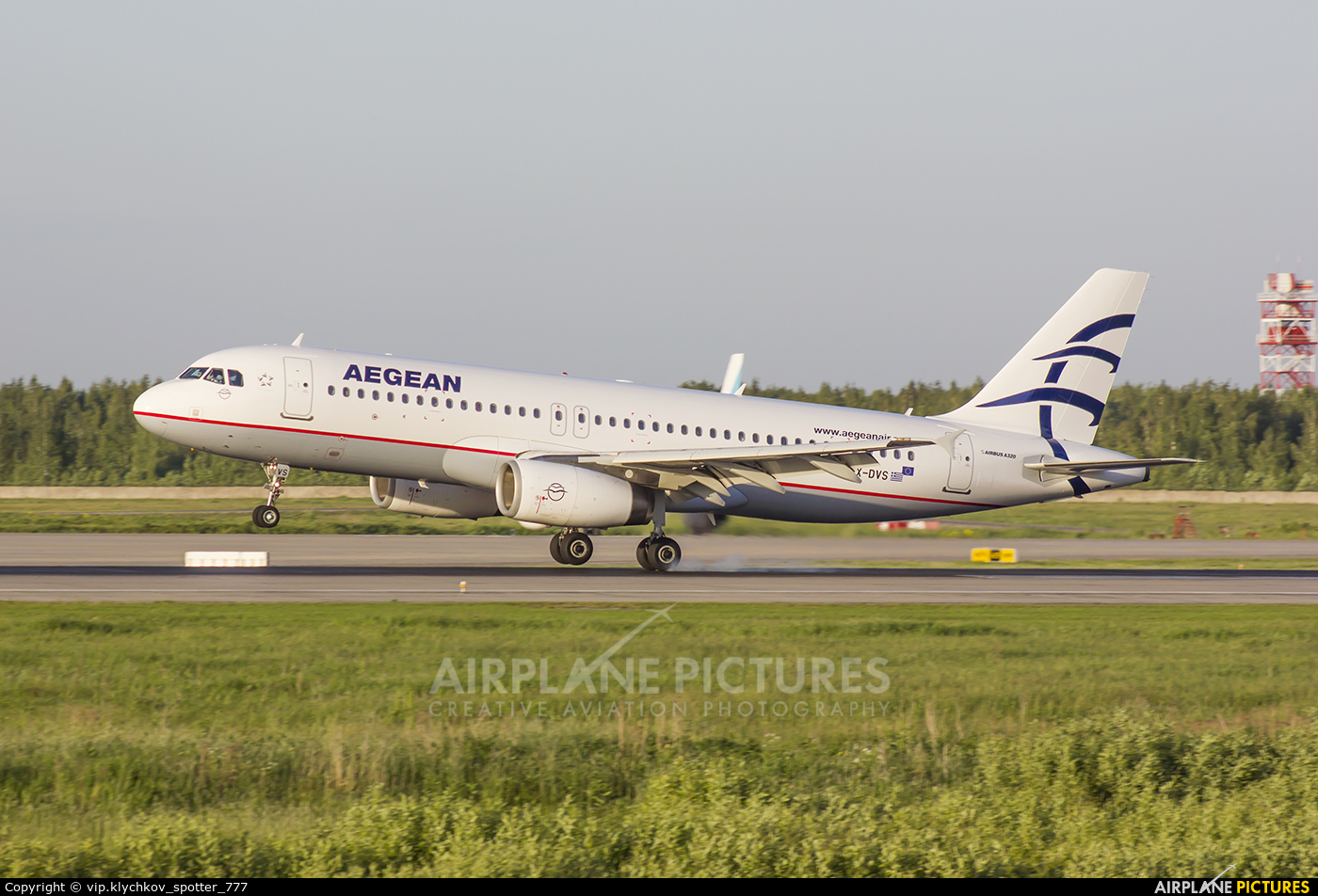 Aegean Airlines SX-DVS aircraft at Moscow - Domodedovo