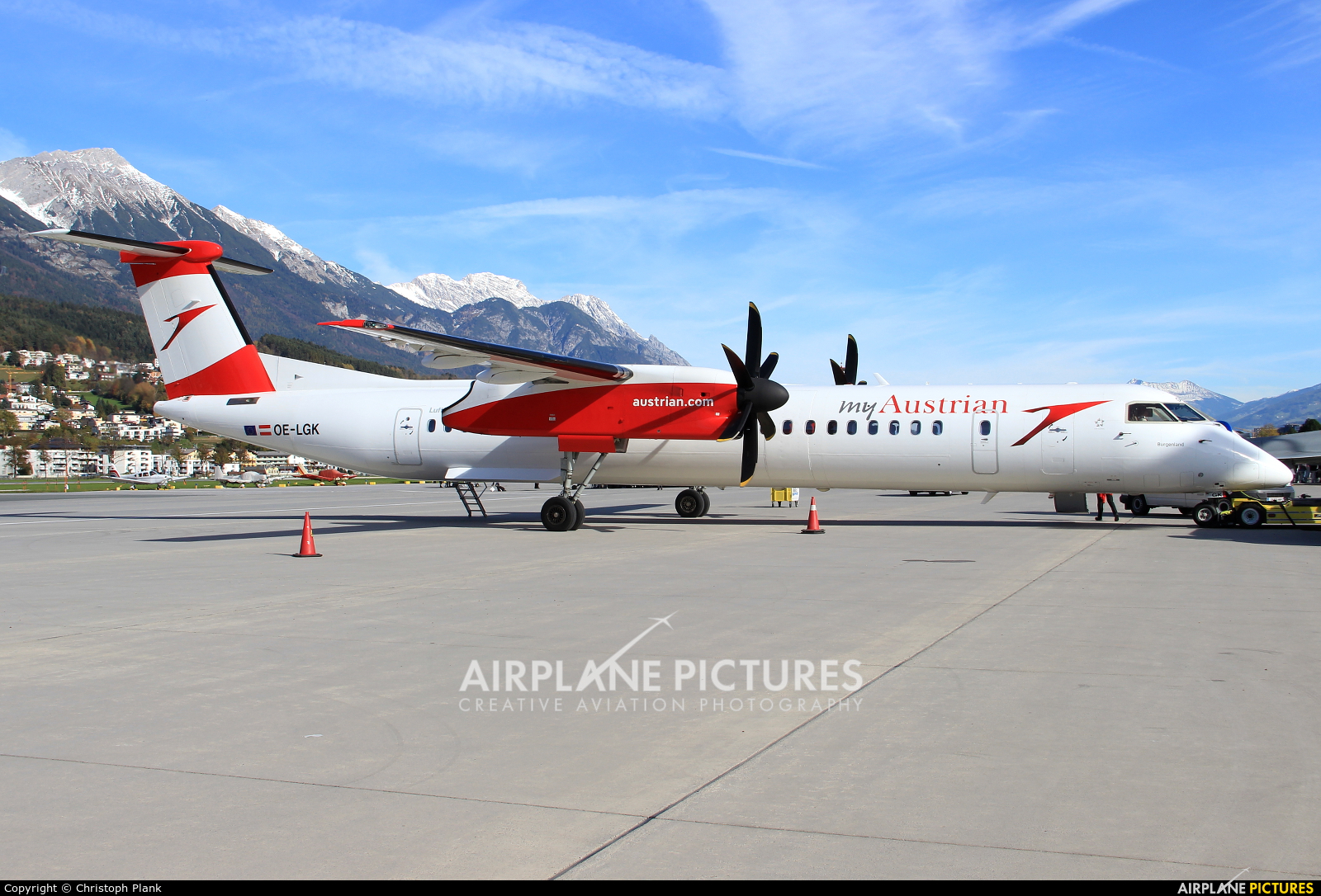 Austrian Airlines/Arrows/Tyrolean OE-LGK aircraft at Innsbruck
