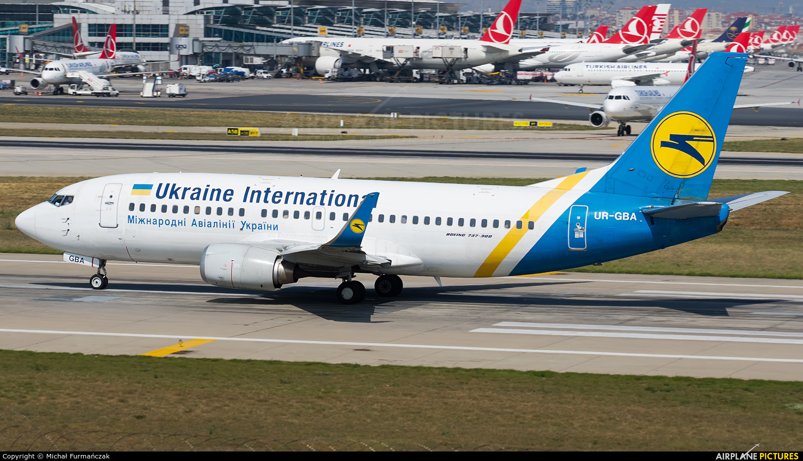 Ukraine International Airlines UR-GBA aircraft at Istanbul - Ataturk