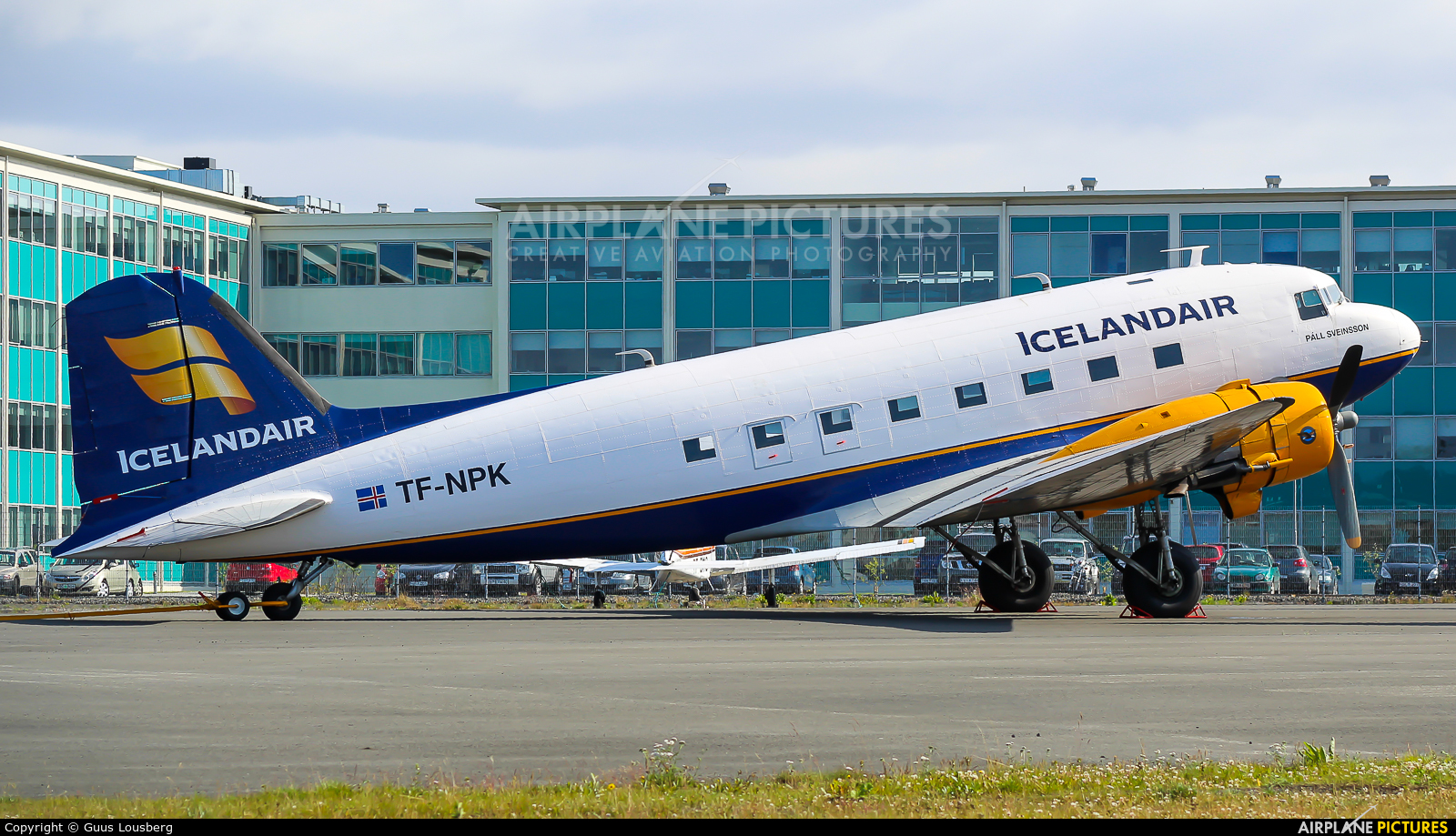 Icelandair TF-NPK aircraft at Reykjavik