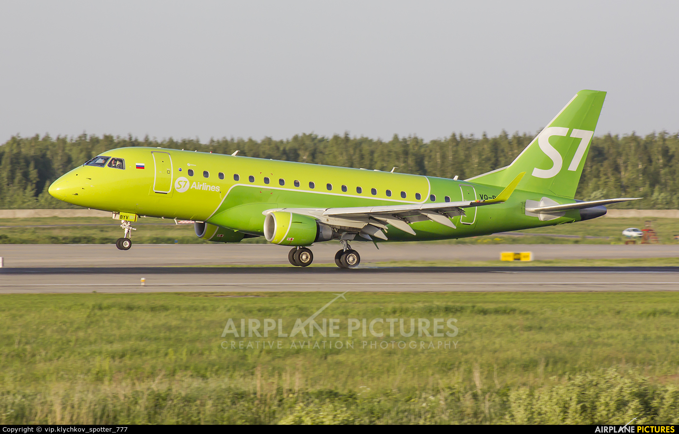 S7 Airlines VQ-BYV aircraft at Moscow - Domodedovo