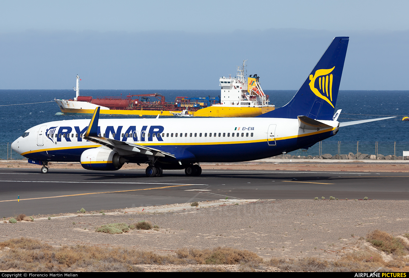 Ryanair EI-EVA aircraft at Lanzarote - Arrecife