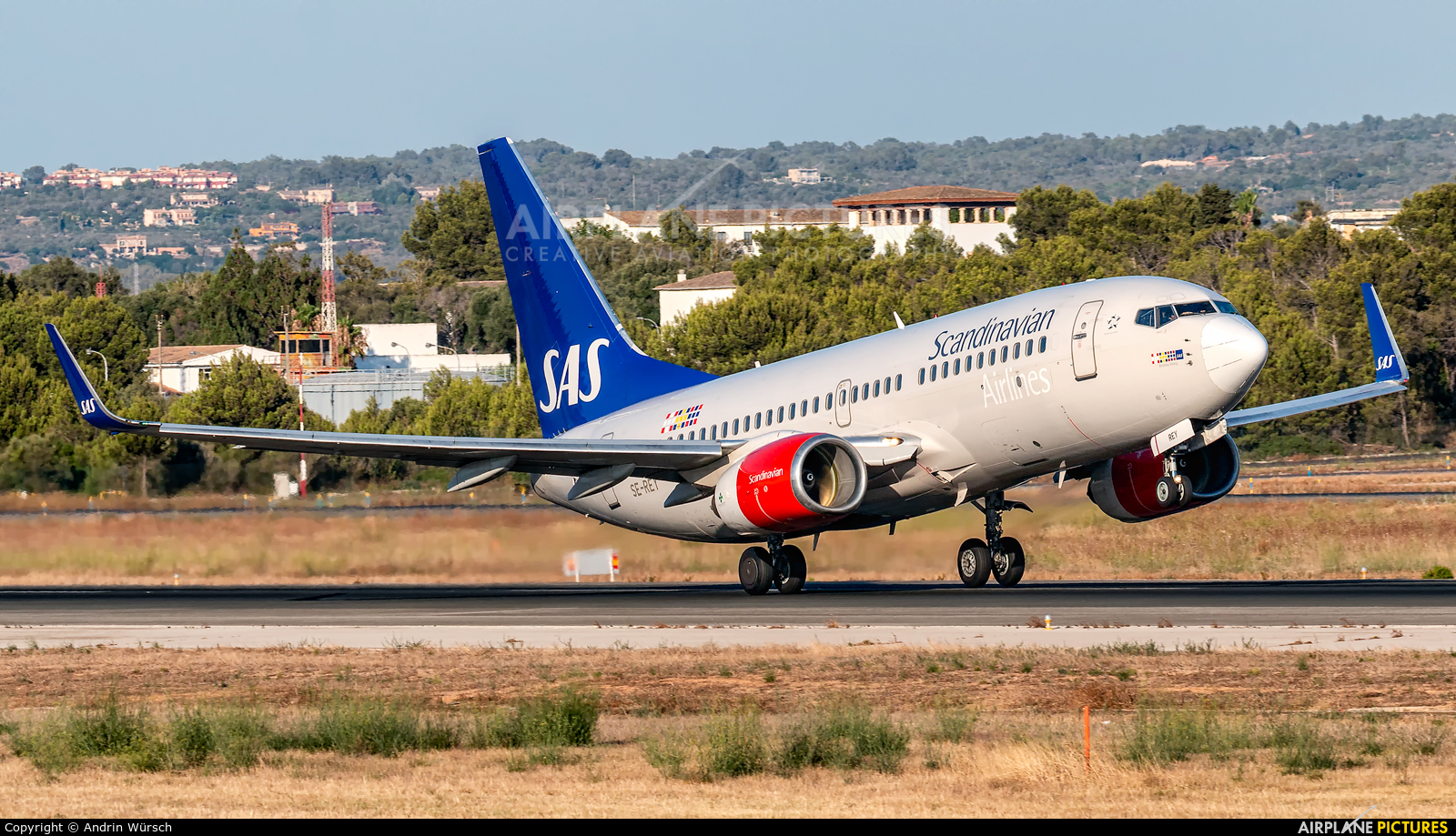 SAS - Scandinavian Airlines SE-REY aircraft at Palma de Mallorca