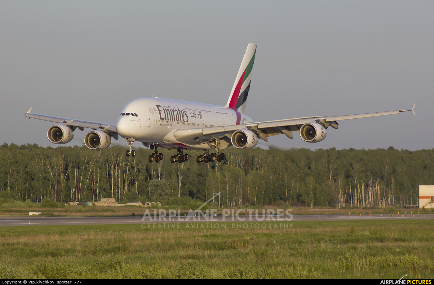 Emirates Airlines A6-EDD aircraft at Moscow - Domodedovo