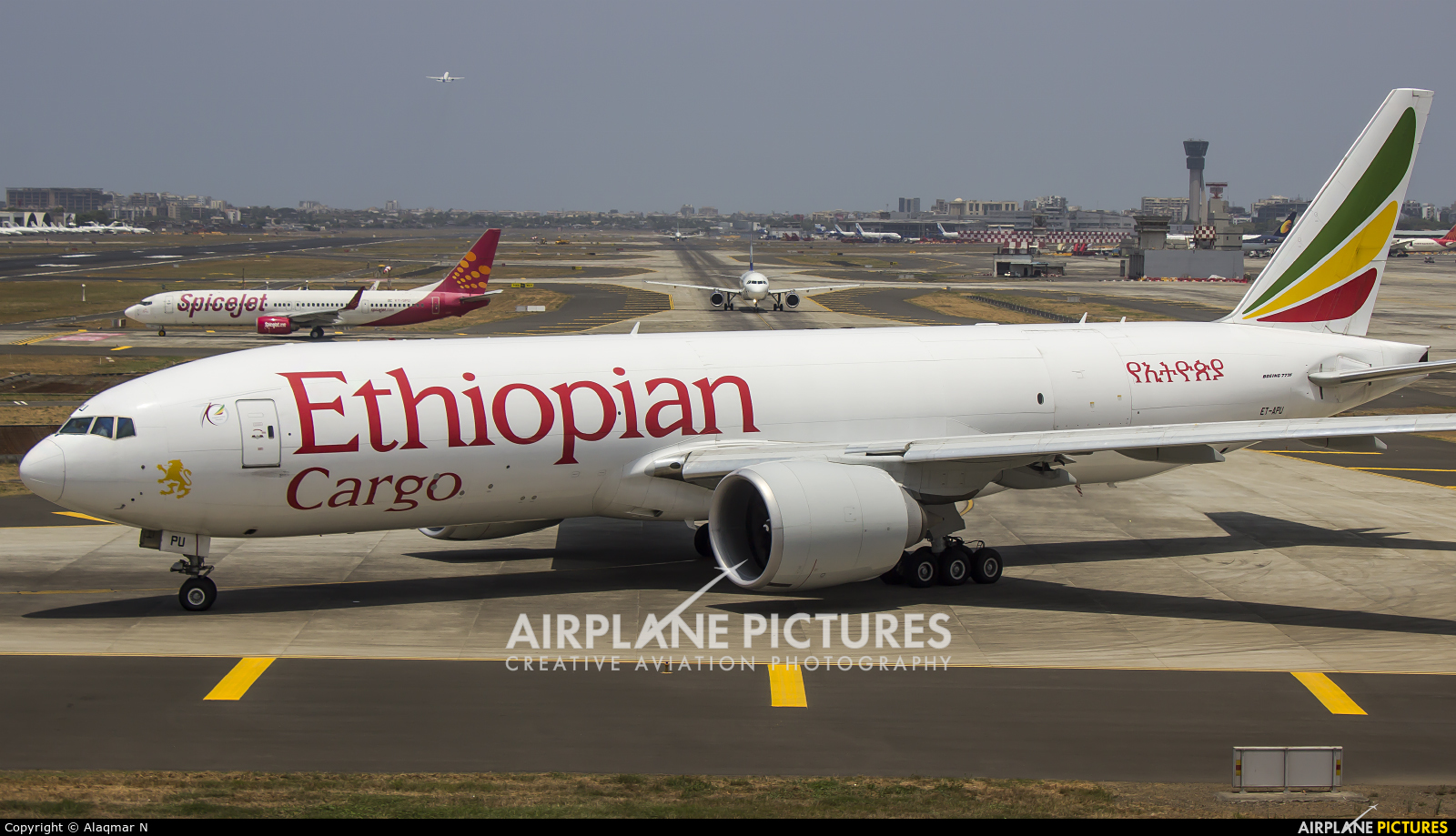 Ethiopian Cargo ET-APU aircraft at Mumbai - Chhatrapati Shivaji Intl