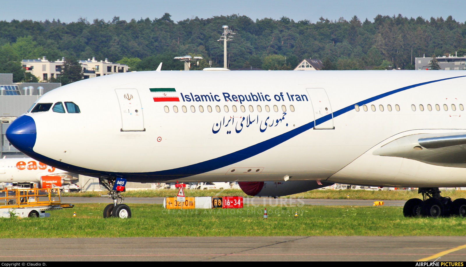 Iran - Government EP-IGA aircraft at Zurich