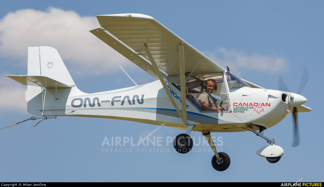 Aeroklub Nitra OM-FAN aircraft at Partizanske