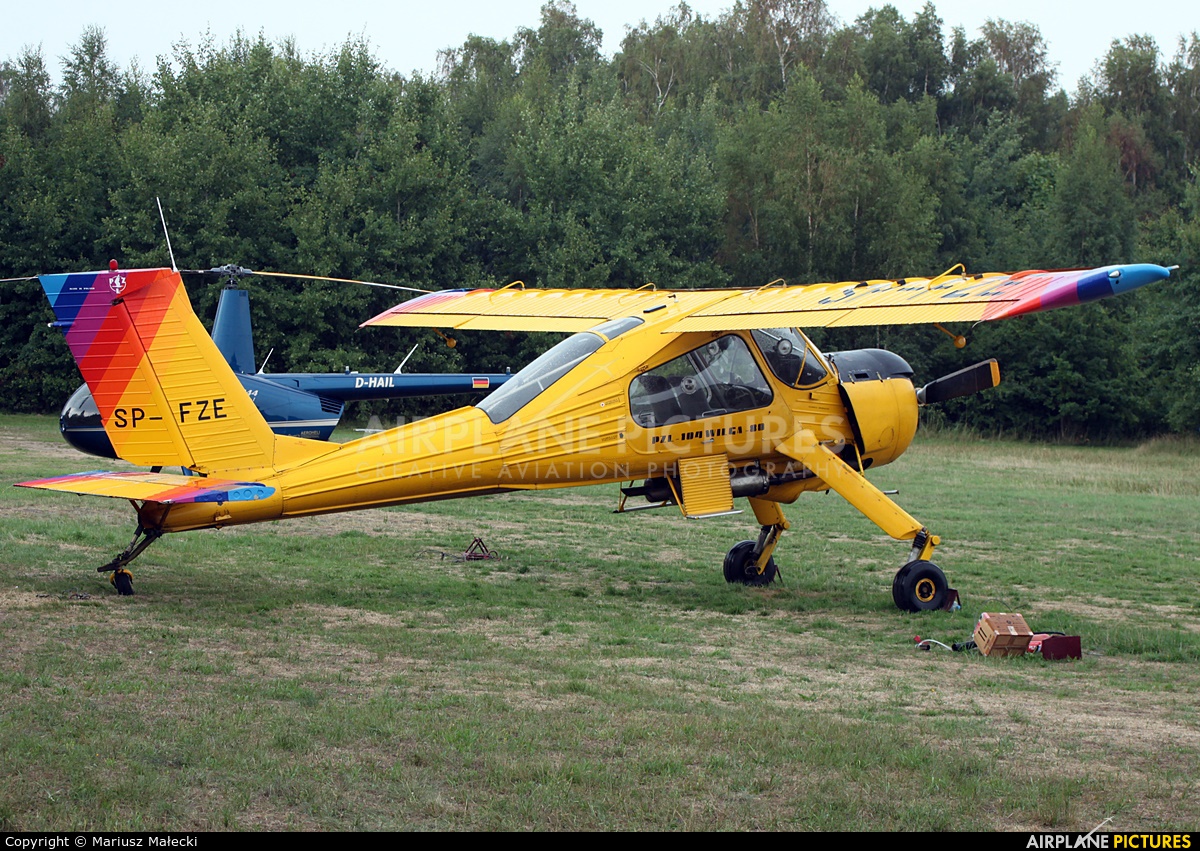 Private SP-FZE aircraft at Jastarnia Airport