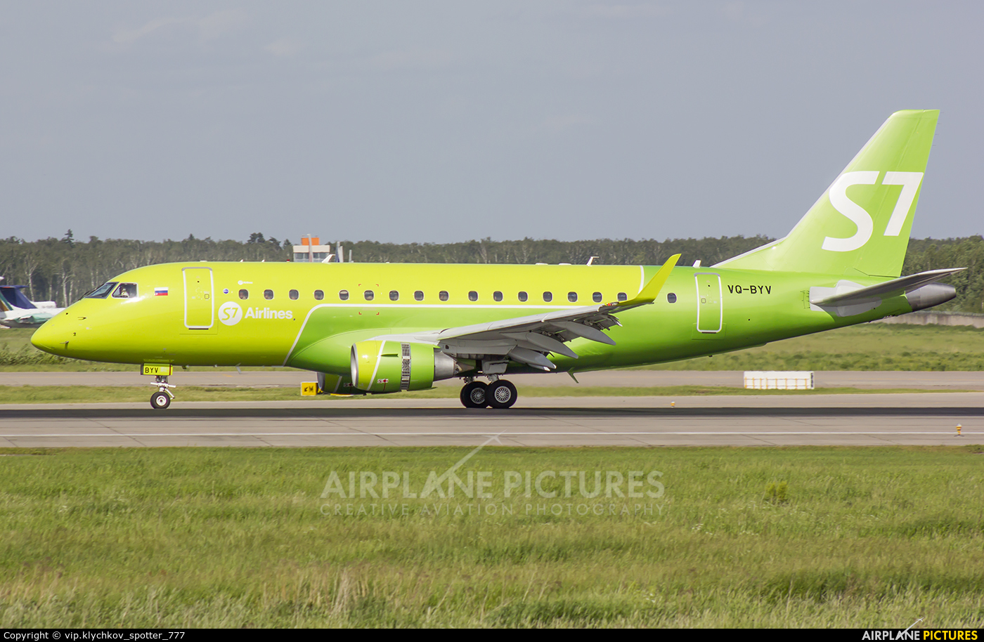 S7 Airlines VQ-BYV aircraft at Moscow - Domodedovo