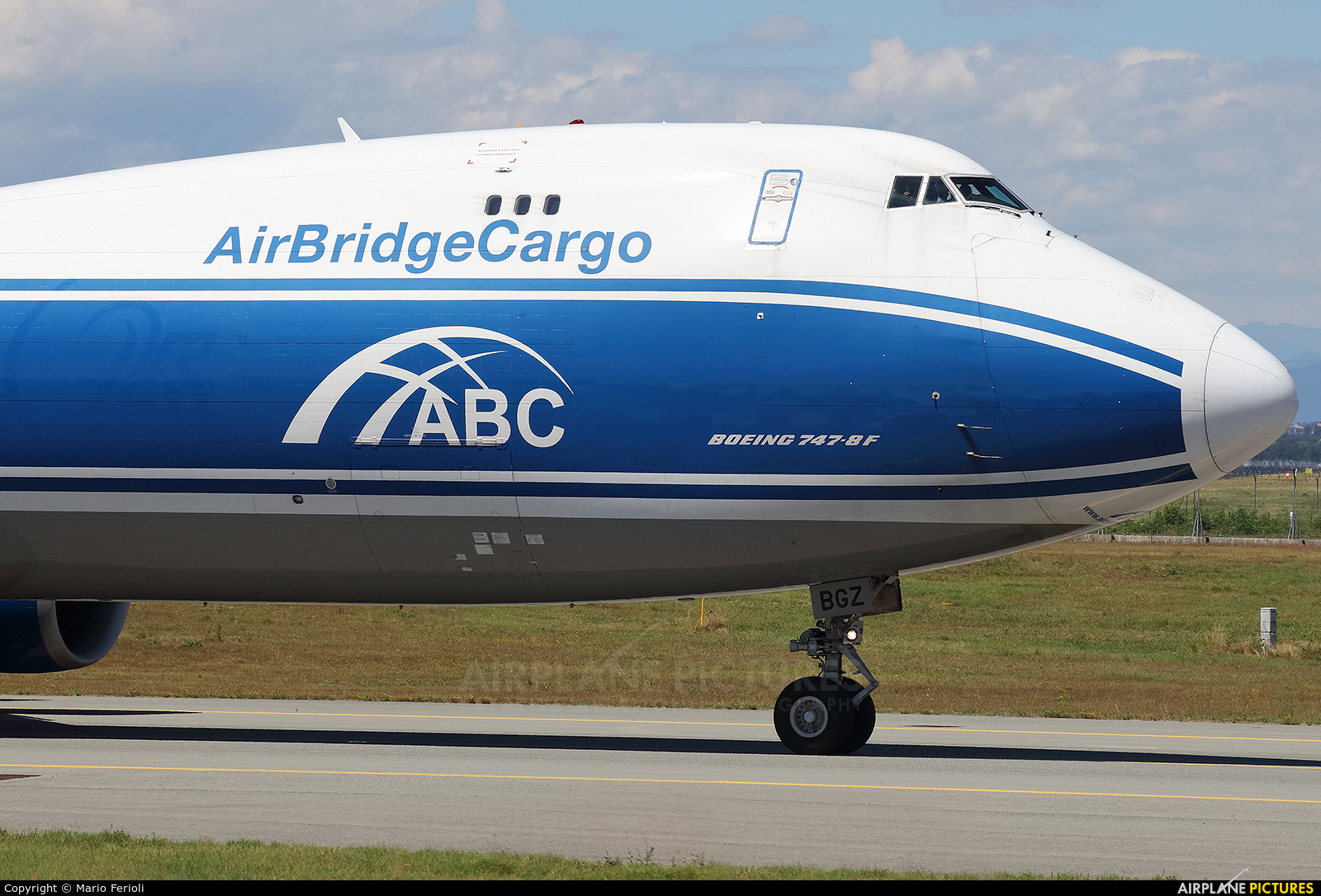 Air Bridge Cargo VQ-BGZ aircraft at Milan - Malpensa