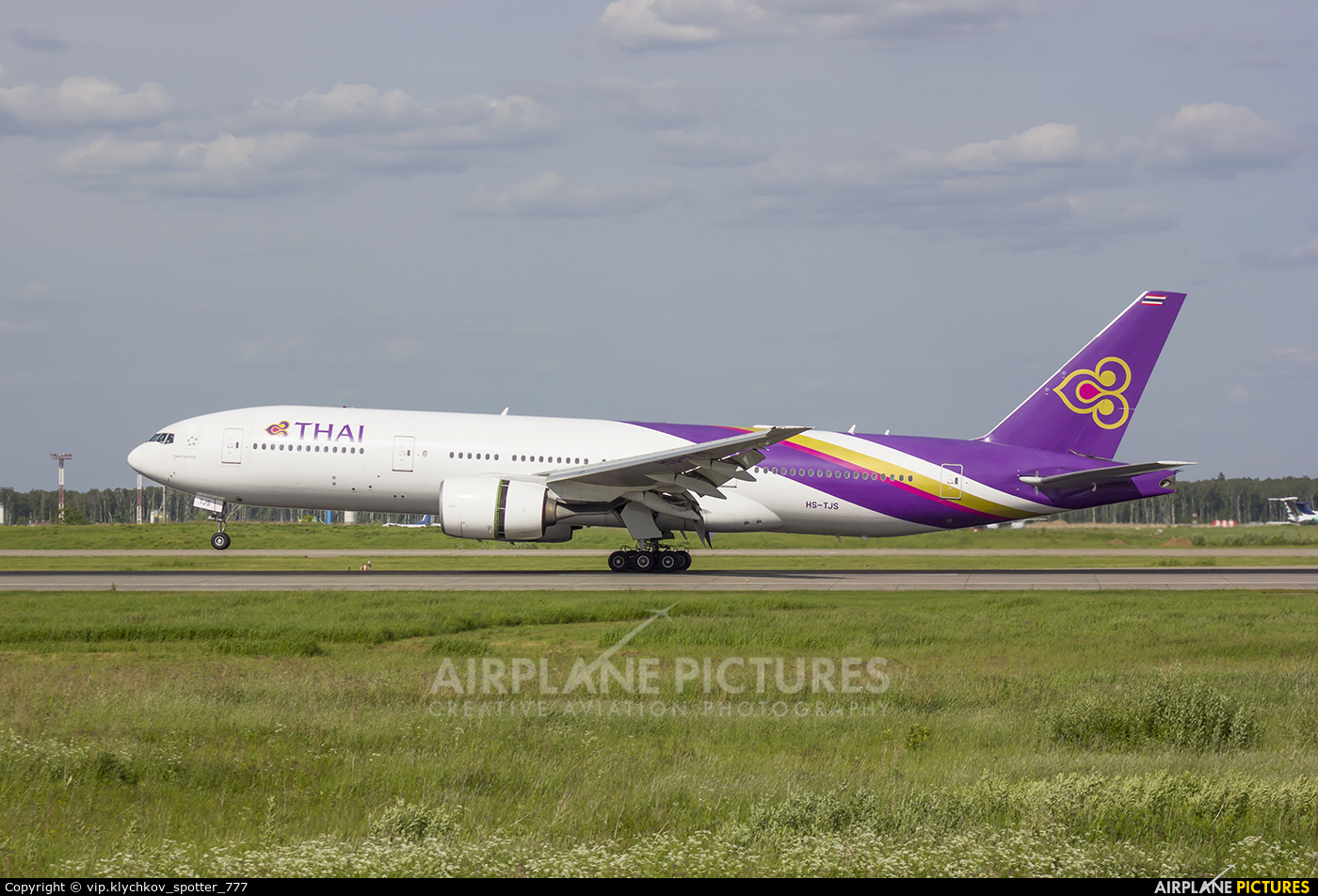 Thai Airways HS-TJS aircraft at Moscow - Domodedovo