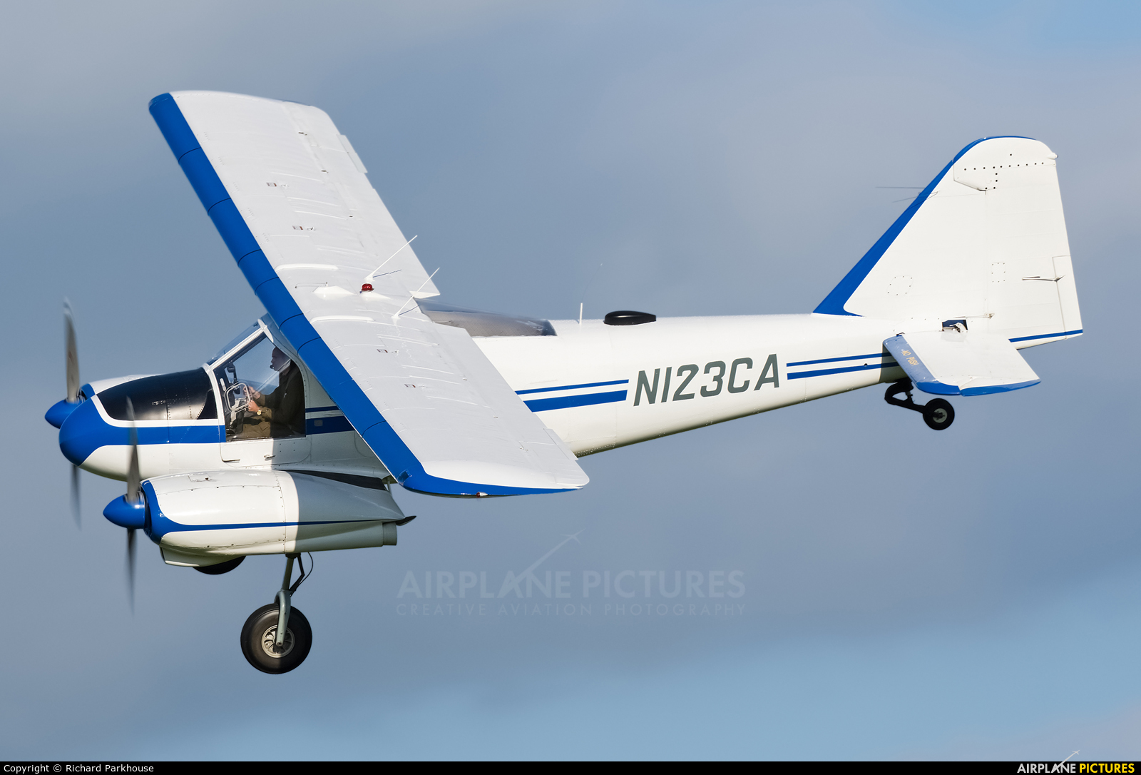 Private N123CA aircraft at Old Warden