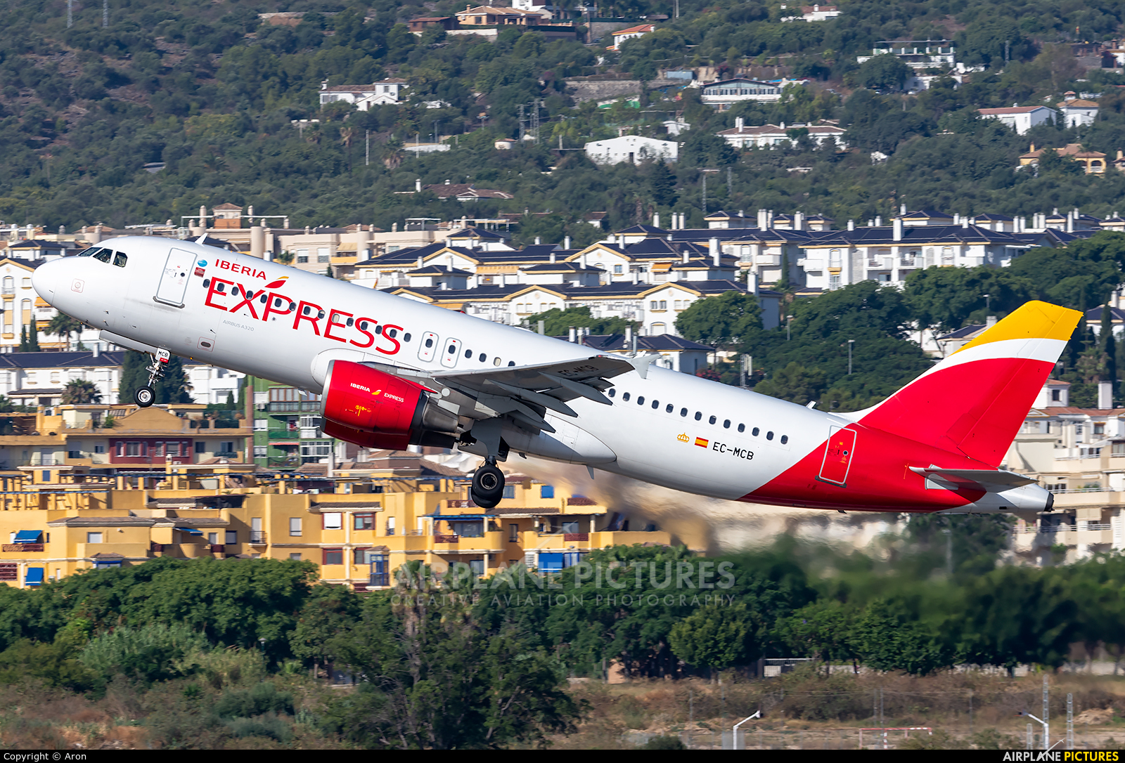 Iberia Express EC-MCB aircraft at Málaga