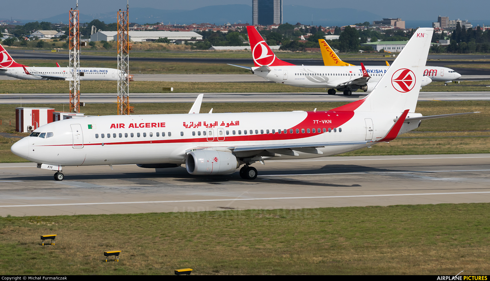 Air Algerie 7T-VKN aircraft at Istanbul - Ataturk