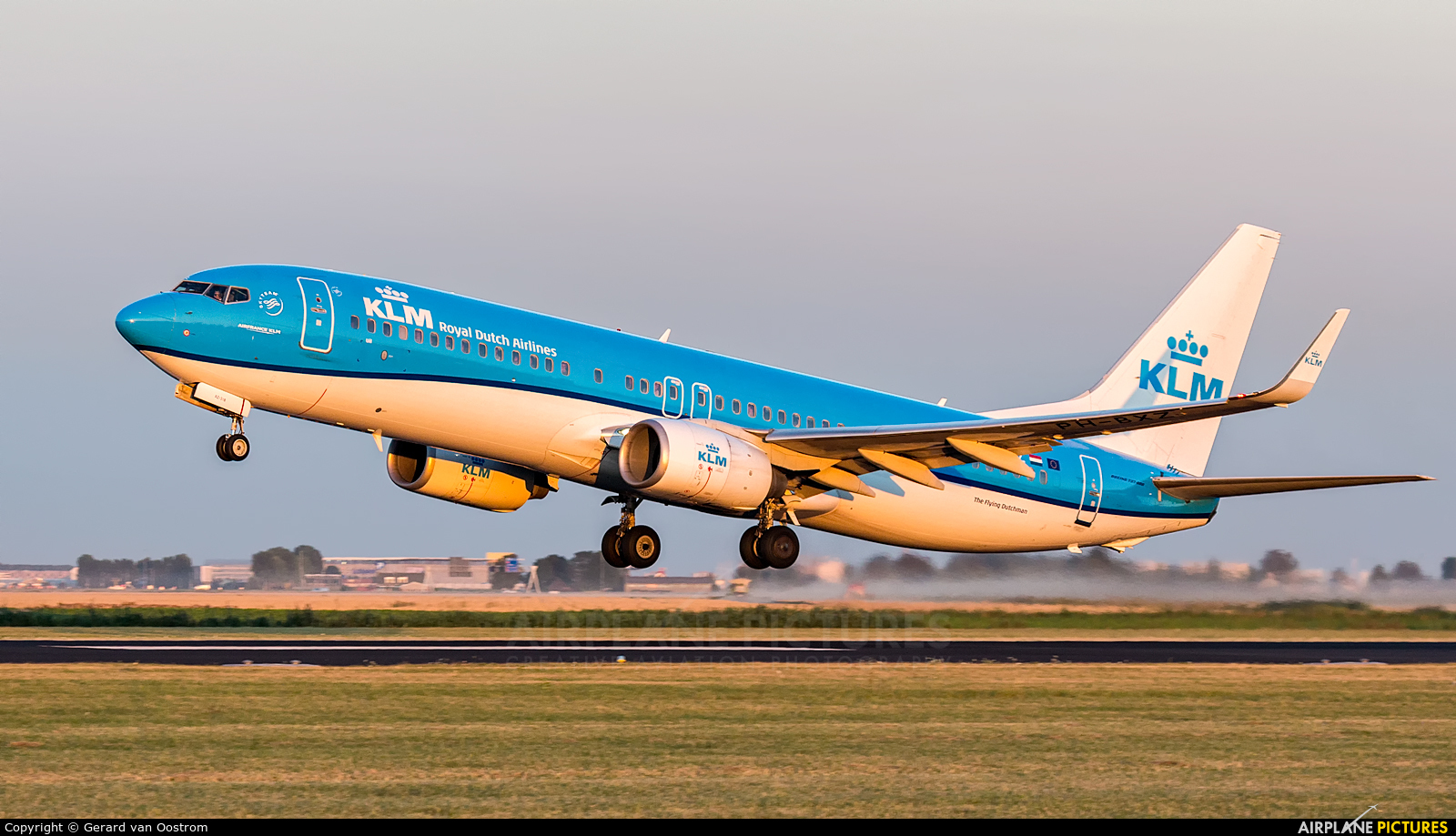 KLM PH-BXZ aircraft at Amsterdam - Schiphol