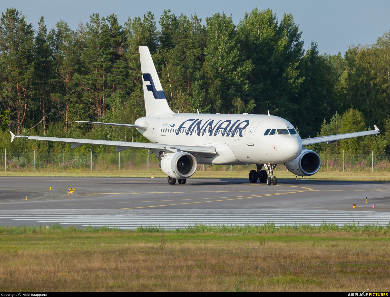 Finnair OH-LVL aircraft at Oulu