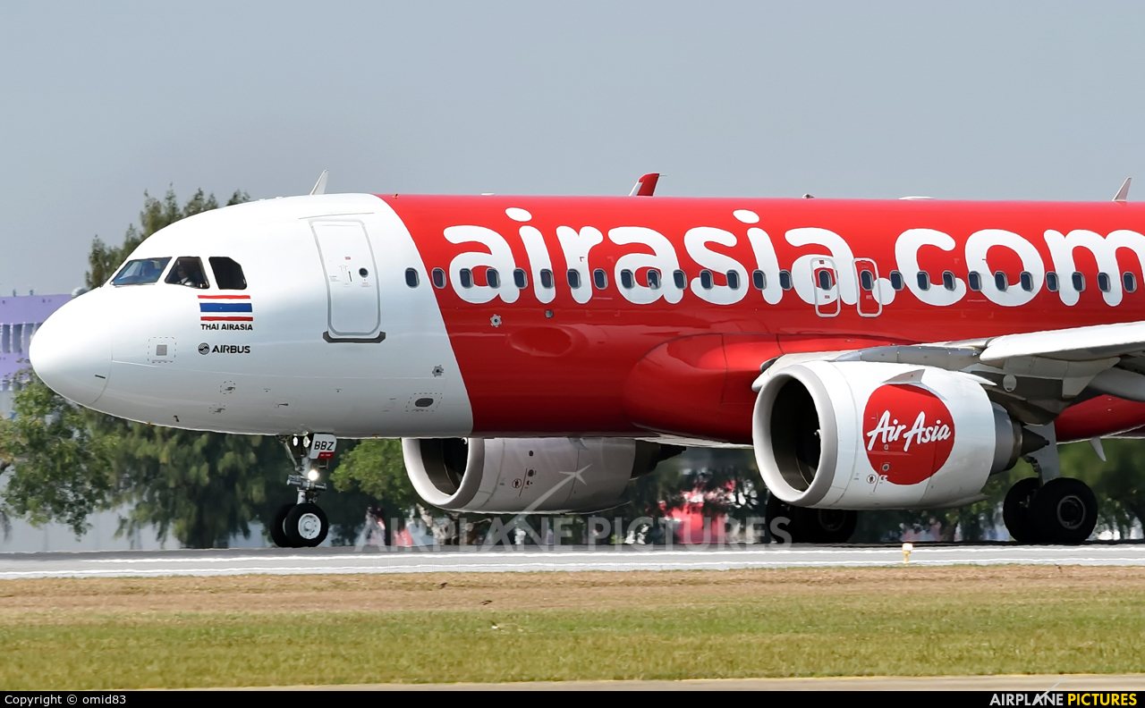 AirAsia (Thailand) HS-BBZ aircraft at Bangkok - Suvarnabhumi