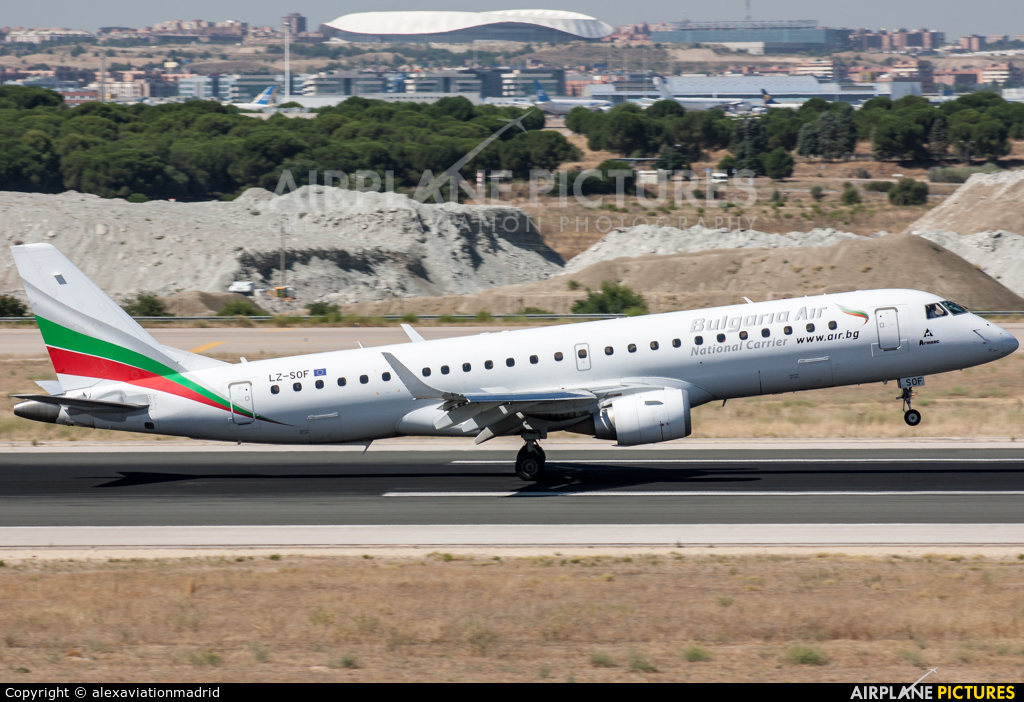 Bulgaria Air LZ-SOF aircraft at Madrid - Barajas