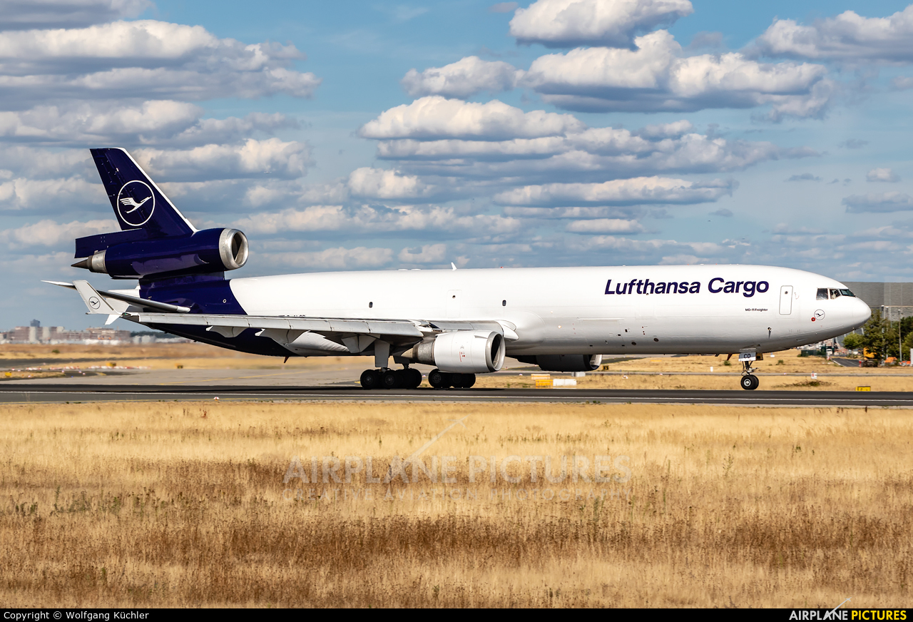 Lufthansa Cargo D-ALCD aircraft at Frankfurt