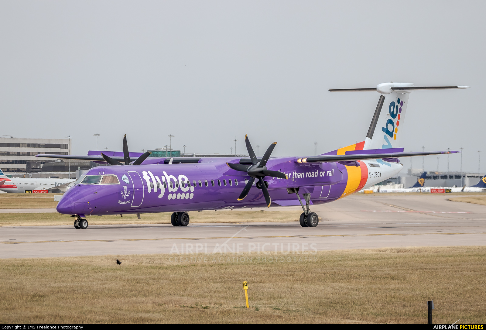 Flybe G-JECY aircraft at Manchester