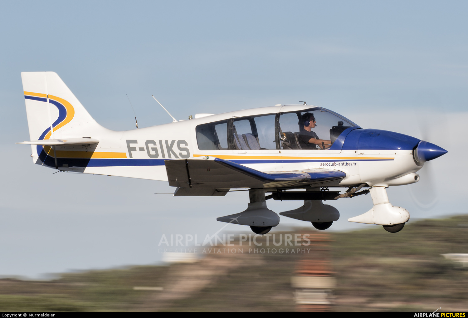 Private F-GIKS aircraft at Cannes - Mandelieu