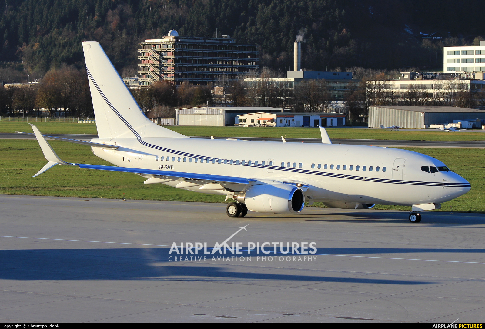 Private VP-BWR aircraft at Innsbruck
