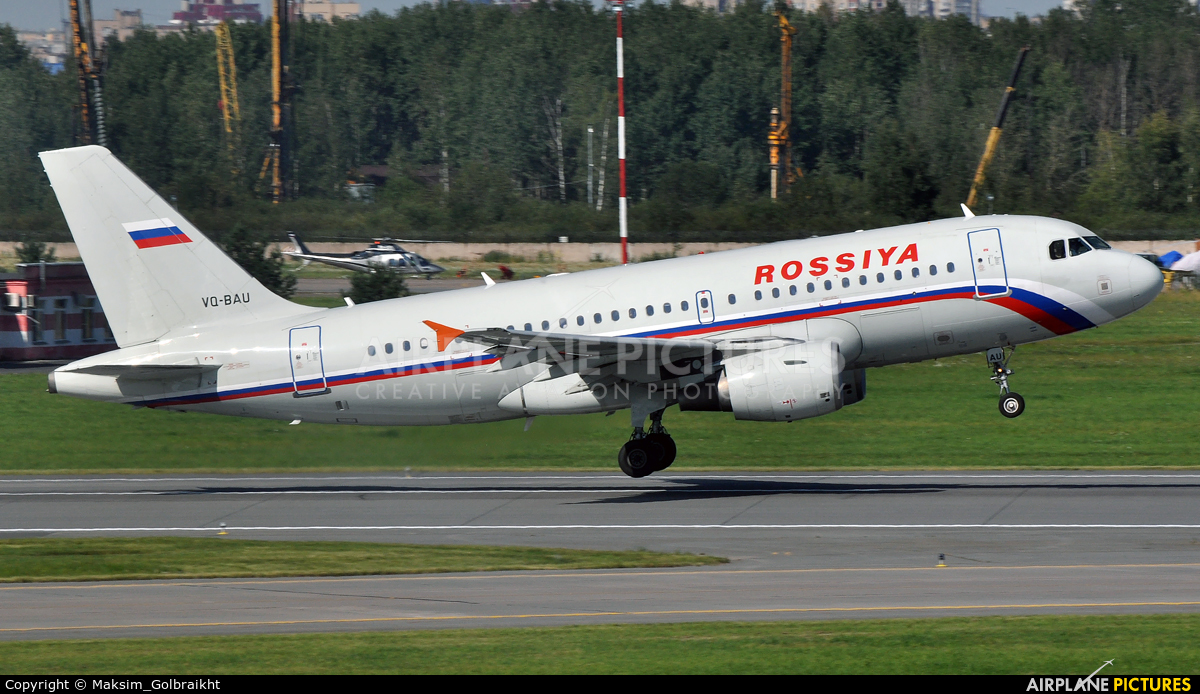 Rossiya VQ-BAU aircraft at St. Petersburg - Pulkovo