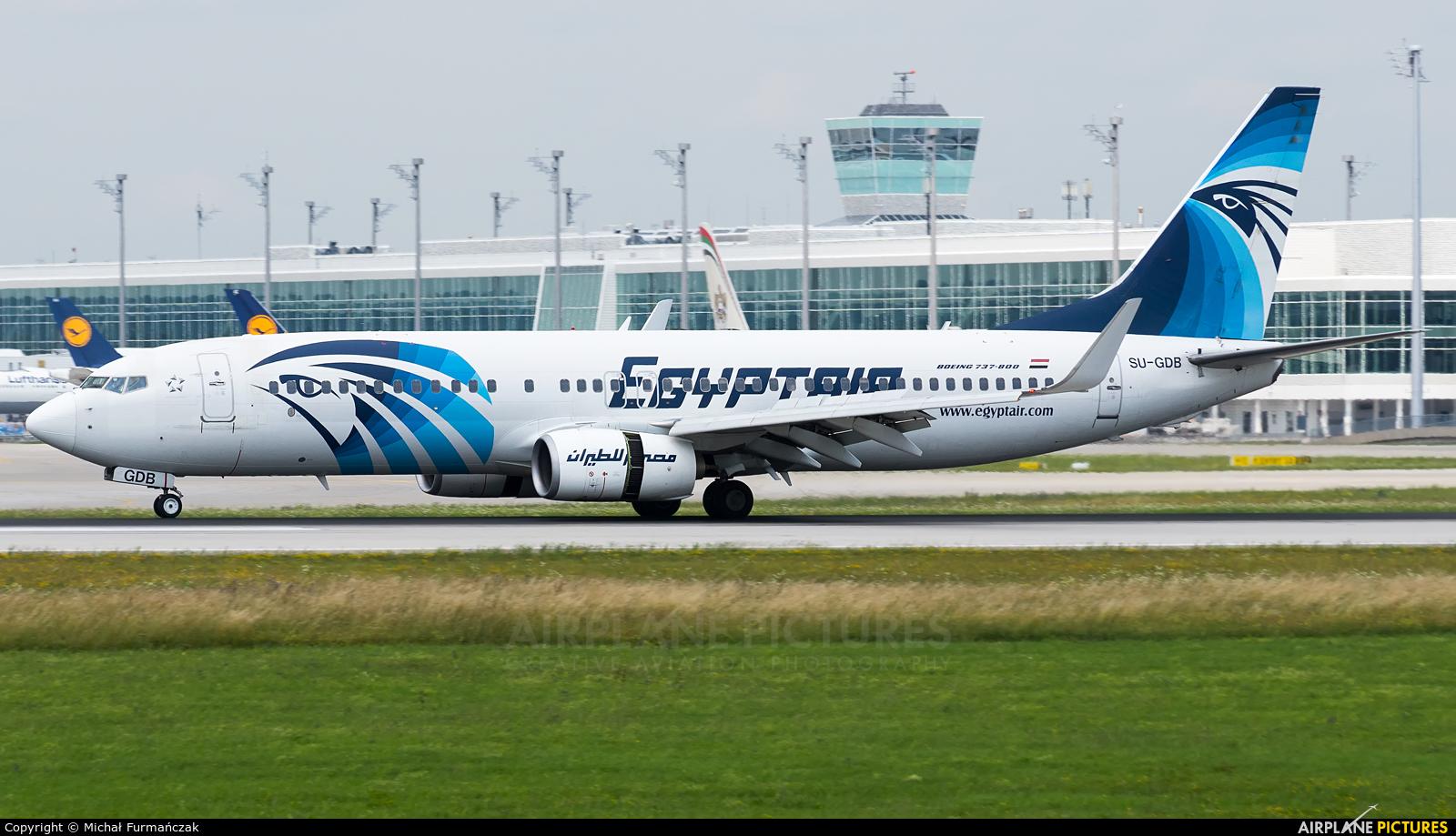 Egyptair SU-GDB aircraft at Munich