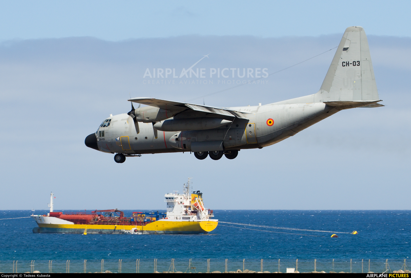 Belgium - Air Force CH-03 aircraft at Lanzarote - Arrecife