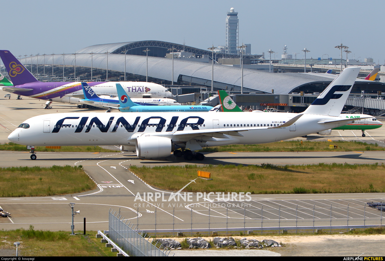 Finnair OH-LWH aircraft at Kansai Intl