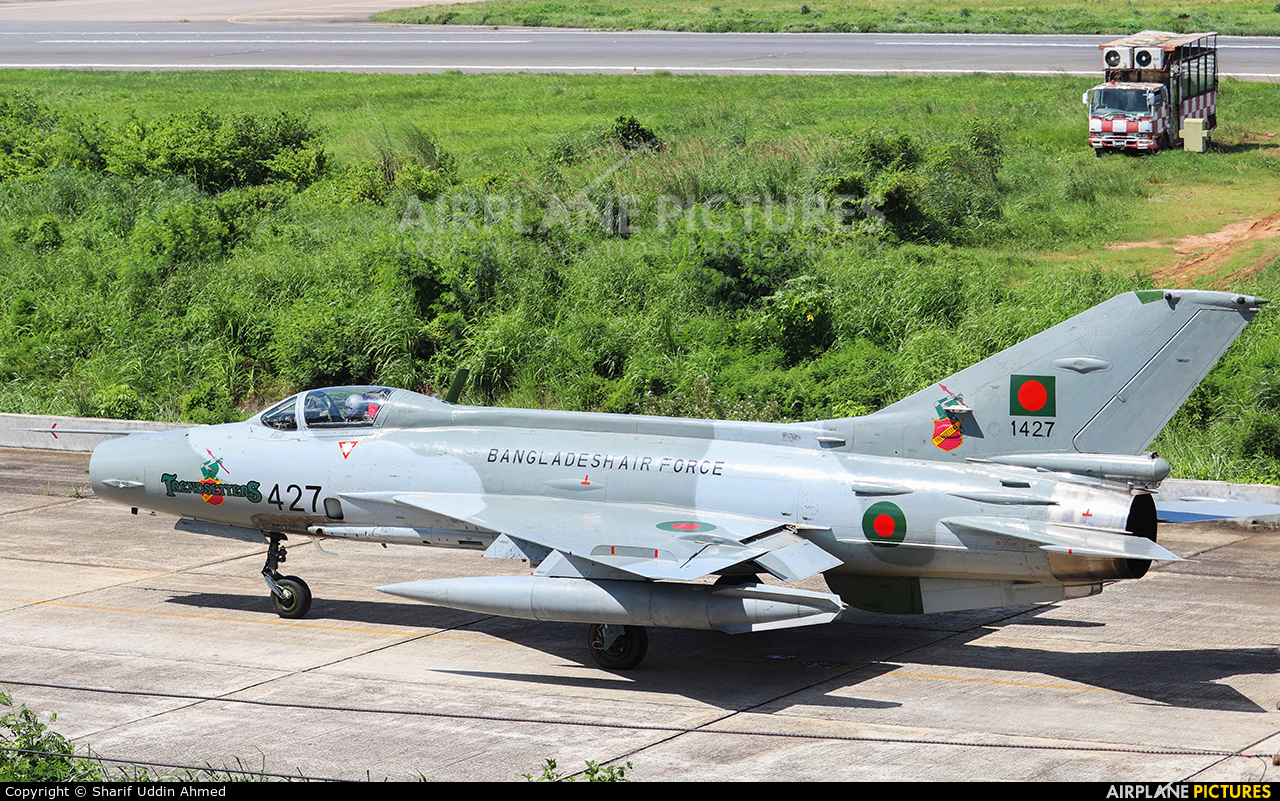 Bangladesh - Air Force 1427 aircraft at Dhaka - Hazrat Shahjala Intl