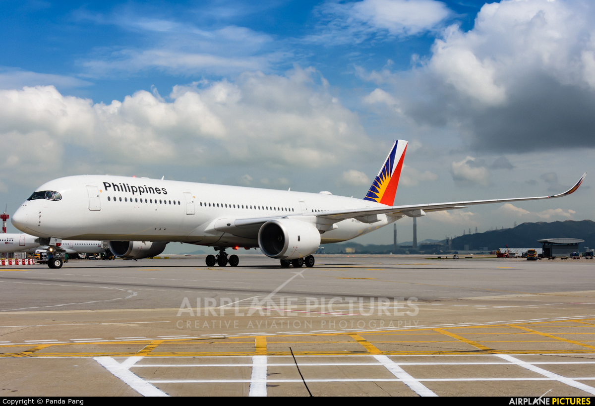 Philippines Airlines RP-C3501 aircraft at HKG - Chek Lap Kok Intl