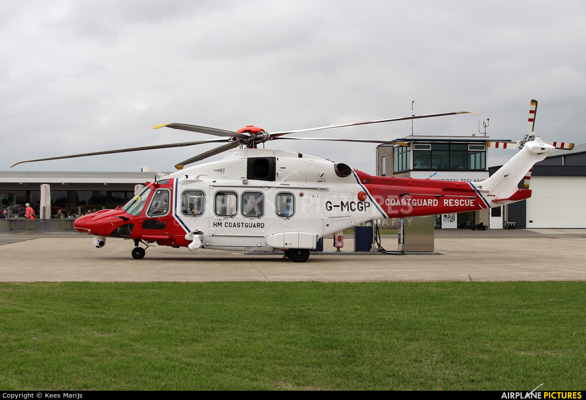 Bristow Helicopters G-MCGP aircraft at Middelburg - Midden Zeeland