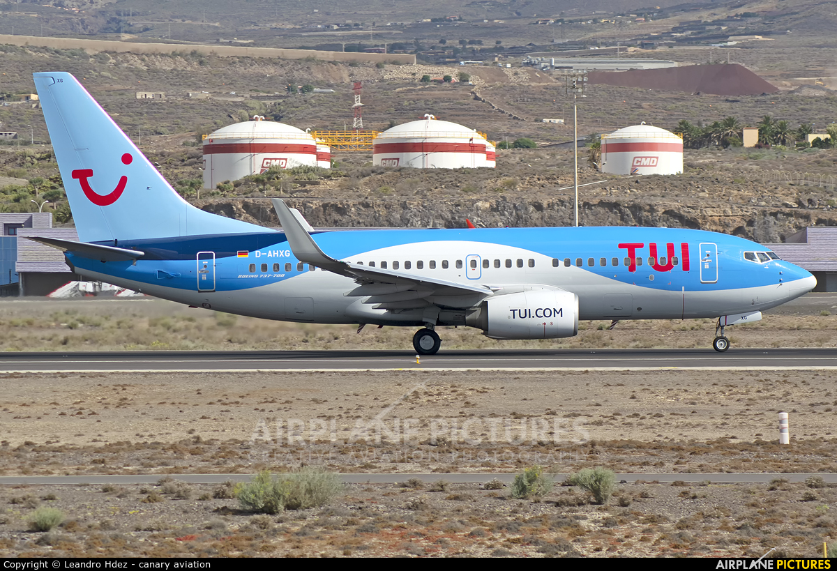 TUIfly D-AHXG aircraft at Tenerife Sur - Reina Sofia