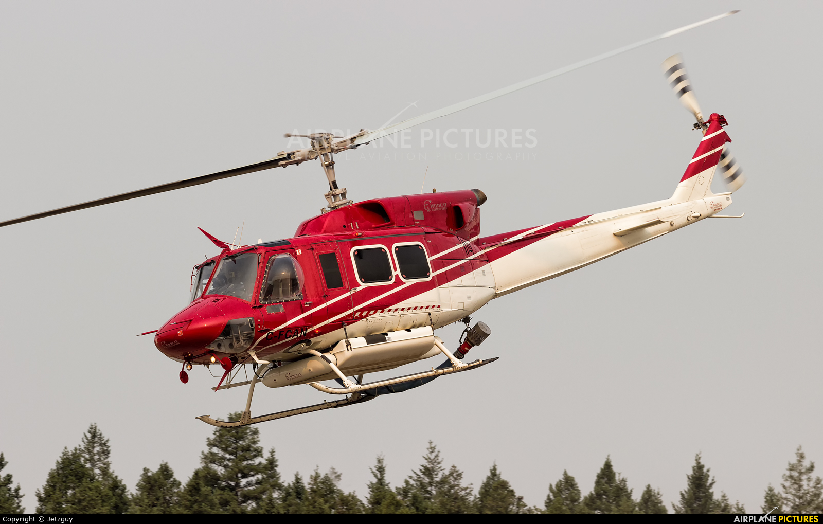 Wildcat Helicopters C-FCAN aircraft at 108 Mile Ranch, BC