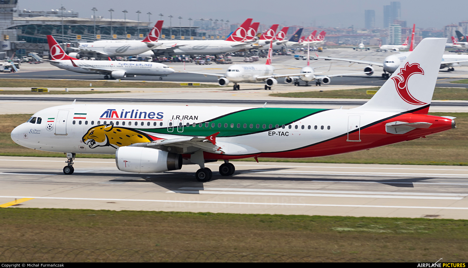 ATA Airlines Iran EP-TAC aircraft at Istanbul - Ataturk